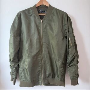 Jaywalker Men’s XL Bomber Jacket Lightweight Nylon Full-Zip Casual Coat